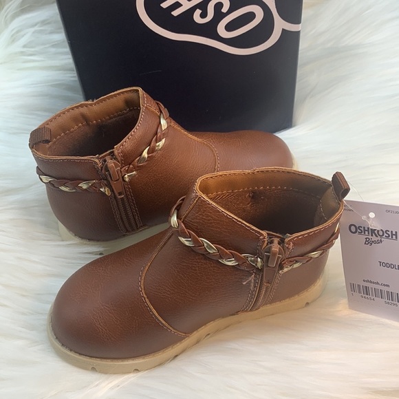 OshKosh B'gosh® Pattie Toddler Girls' Ankle Boots - Picture 8 of 12